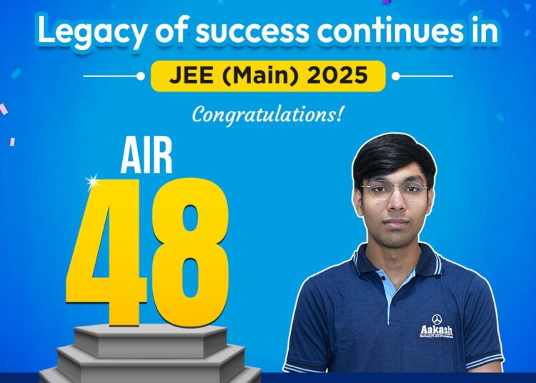 JEE Main 2025 Topper (AIR 48) – Krishna Agrawal