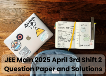JEE Main 2025 April 3rd Shift 2 Question Paper and Solutions