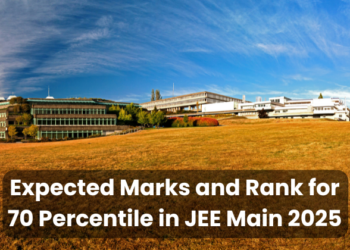 Expected Marks and Rank for 70 Percentile in JEE Main 2025