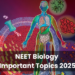 NEET Biology Important Topics 2025