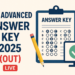 JEE Advanced Answer Key 2025 (OUT) Live Get Download Link for Paper 1 and Paper 2 PDF