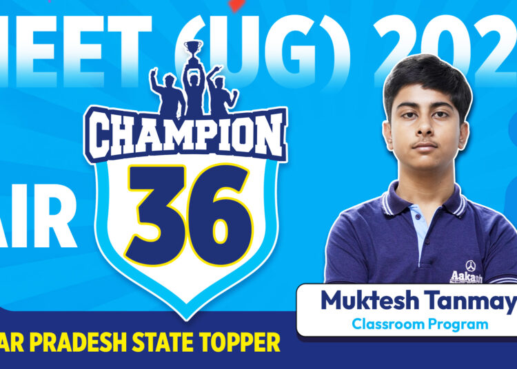 NEET UG 2025 Topper AIR 36 – Muktesh Tanmay
