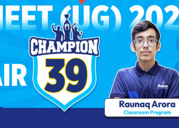 NEET UG 2025 Topper AIR 39 – Raunaq Arora