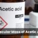 Molecular Mass of Acetic Acid