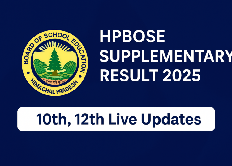HPBOSE Supplementary Result 2025 10th, 12th Live Updates