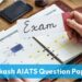 Aakash AIATS Question Paper