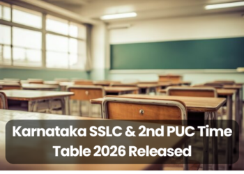 Karnataka SSLC & 2nd PUC Time Table 2026 Released