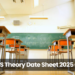 NIOS Theory Date Sheet 2025 Out