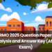 RMO 2025 Question Paper Analysis and Answer Key (After Exam)