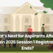 What’s Next for Aspirants After JEE Main 2026 Session 1 Registration Ends?