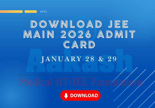 JEE Main 2026 Admit Card for Jan 28 & 29