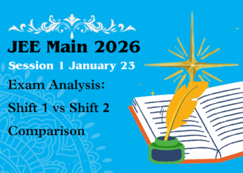 JEE Main 2026 Session 1 January 23 Exam Analysis: Shift 1 vs Shift 2 Comparison
