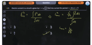 JEE Main 2026 Question Paper & Solutions 28th Jan 1st Shift Question 11
