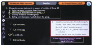 JEE Main 2026 Question Paper & Solutions 28th Jan 1st Shift Question 21
