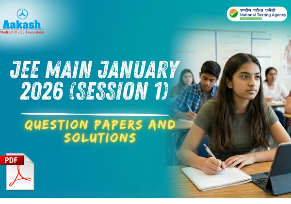 JEE Main January 2026 (Session 1) Question Paper and solution