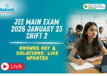 JEE Main Exam 2026 January 23 Shift 2 Answer Key & Solutions: Live Updates
