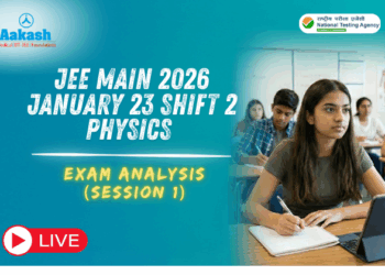 JEE Main 2026 January 23 Shift 2 Physics Exam Analysis (Session 1)
