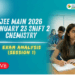 JEE Main 2026 January 23 Shift 2 Chemistry Exam Analysis (Session1)
