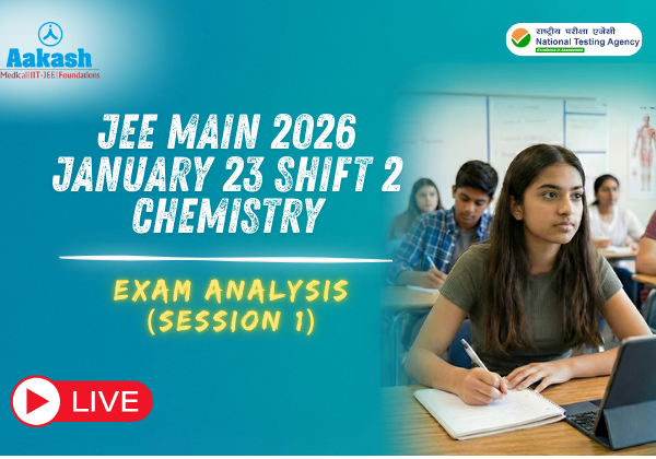 JEE Main 2026 January 23 Shift 2 Chemistry Exam Analysis (Session1)