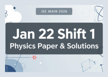 JEE Main 2026 physics paper and solution
