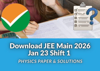 Download JEE Main 2026 Jan 23 Shift 1 Physics Paper & Solutions