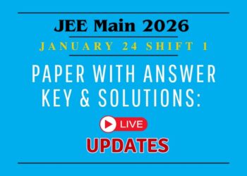 JEE Main 2026 Exam Jan 24 Shift 1 Paper & Solutions | Live Updates