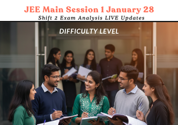 JEE Main Session 1 January 28 Shift 2 Exam Analysis LIVE Updates – Difficulty Level, Student Reactions & Paper Review