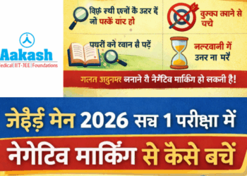 जेईई मेन 2026 सत्र 1 परीक्षा में नेगेटिव मार्किंग से कैसे बचें