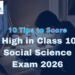 10 Tips to Score High in Class 10 Social Science Exam 2026
