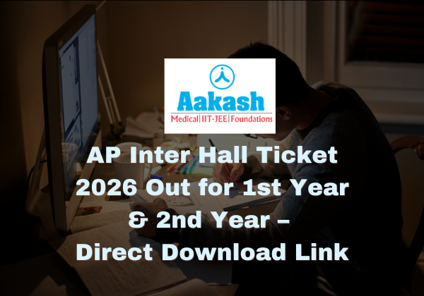 AP Inter Hall Ticket 2026 Out for 1st Year & 2nd Year – Direct Download Link