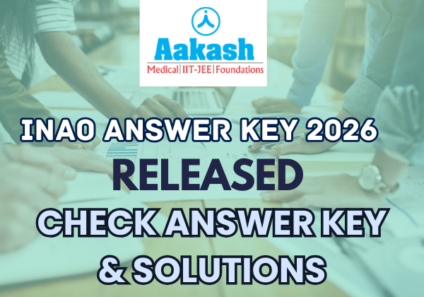 INAO Answer Key 2026 Released - Check Answer key & Solutions