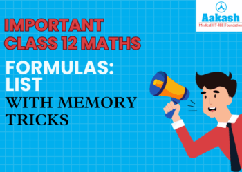 Important Class 12 Maths Formulas List with Memory Tricks