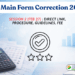 JEE Main Form Correction 2026