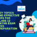 Key Topics and Effective Tips for Class 12 Maths Exam 2026 Preparation