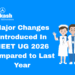Major Changes Introduced In NEET UG 2026 Compared to Last Year