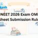 NEET 2026 Exam OMR Sheet Submission Rules