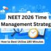 NEET 2026 Time Management Strategy