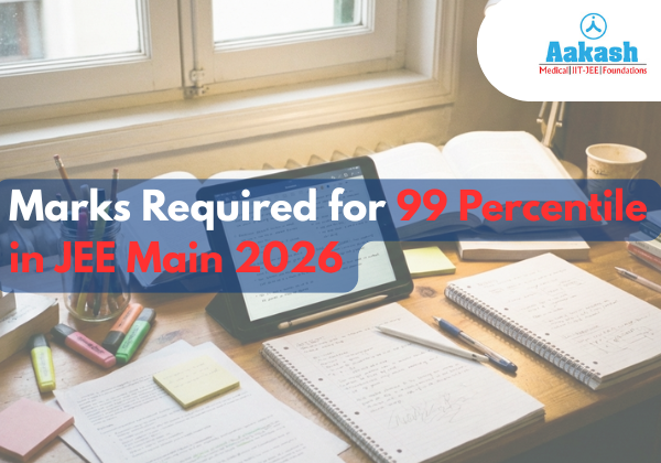 Marks Required for 99 Percentile in JEE Main 2026