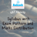 SST Class10 Syllabus with Exam Pattern and Marks Distribution