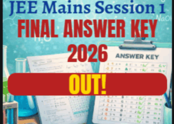 JEE Main Final Answer Key 2026 OUT: Session 1 Results & Score Calculation, Marks vs Percentile, Qualifying Cutoff