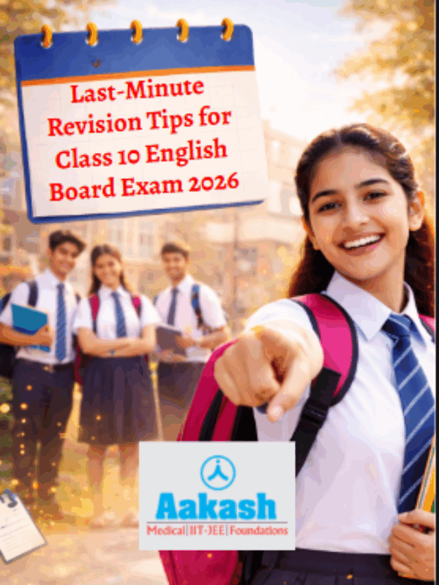 Last-Minute Revision Tips for Class 10 English Board Exam 2026