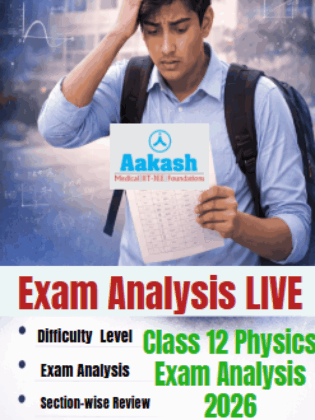 Physics Class 12 Exam Analysis 2026: Difficulty Level & Section-Wise Review