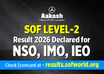 SOF Level 2 Result 2026 Declared for NSO, IMO, IEO – Check Scorecard at results.sofworld.org