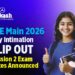 JEE Main 2026 City Intimation Slip Out