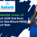 GBSHSE Class 12 Result 2026 Out Now Check Goa Board HSSC Result Now