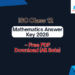 ISC Class 12 Mathematics Answer Key 2026 – Free PDF Download (All Sets)