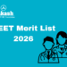 NEET Merit List 2026