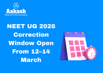 NEET UG 2026 Correction Window Open From 12–14 March