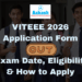 VITEEE 2026 Application Form Out Exam Date, Eligibility & How to Apply