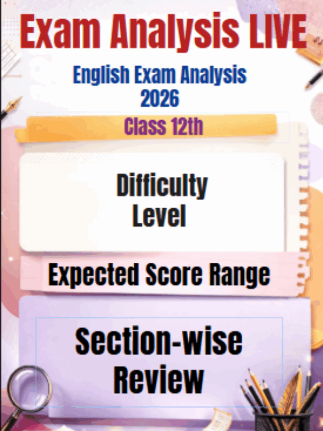 CBSE Class 12 English Exam 2026: Question Paper Analysis, Difficulty Level , Review & Answer key